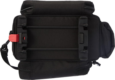 KLICKfix 0267RB Farradtasche Rackpack 2 Plus für Rackt Gepäckträgertasche, Schwarz, 35 x 30 x 23 cm,