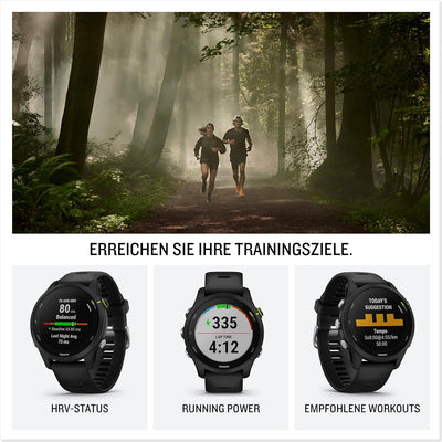 Garmin Forerunner 255 Music – GPS-Laufuhr mit individuellen Trainingsplänen, speziellen Lauffunktion