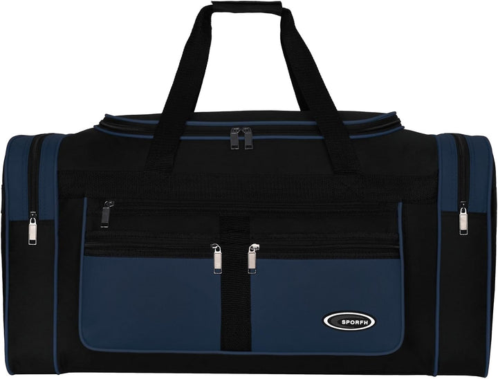 Sporttasche, Reisetasche und Fitnesstasche für Damen und Herren- Tainingstasche, Gym Bag (Blau, L 55