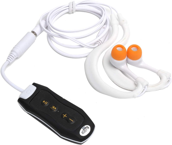 PUSOKEI IPX8 Wasserdichter MP3-Player, Tragbarer Musik-Player, 10 M wasserdichte Tiefe, 4 GB Musik-P
