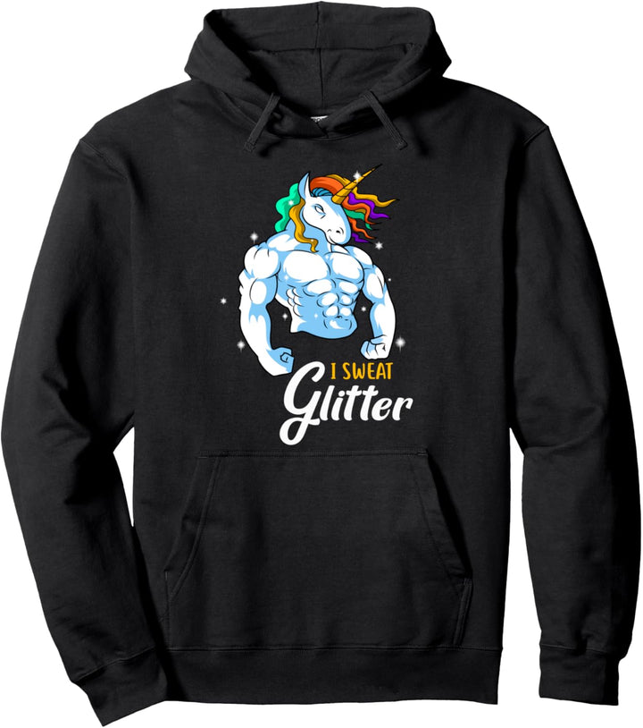 Gewichtheben Langhantel Unicorn - Einhorn Gewichtheben Pullover Hoodie