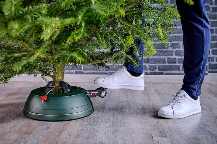 Krinner Ultra Grip XL Christbaumständer Weihnachtsbaumständer inkl. Einseiltechnik Fusspedal mit Sic