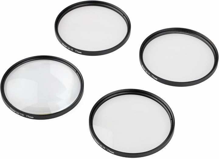 ayex Close up Makro Linsen Set 77mm - 4 teilig (+1, +2, +4, +10), 77mm