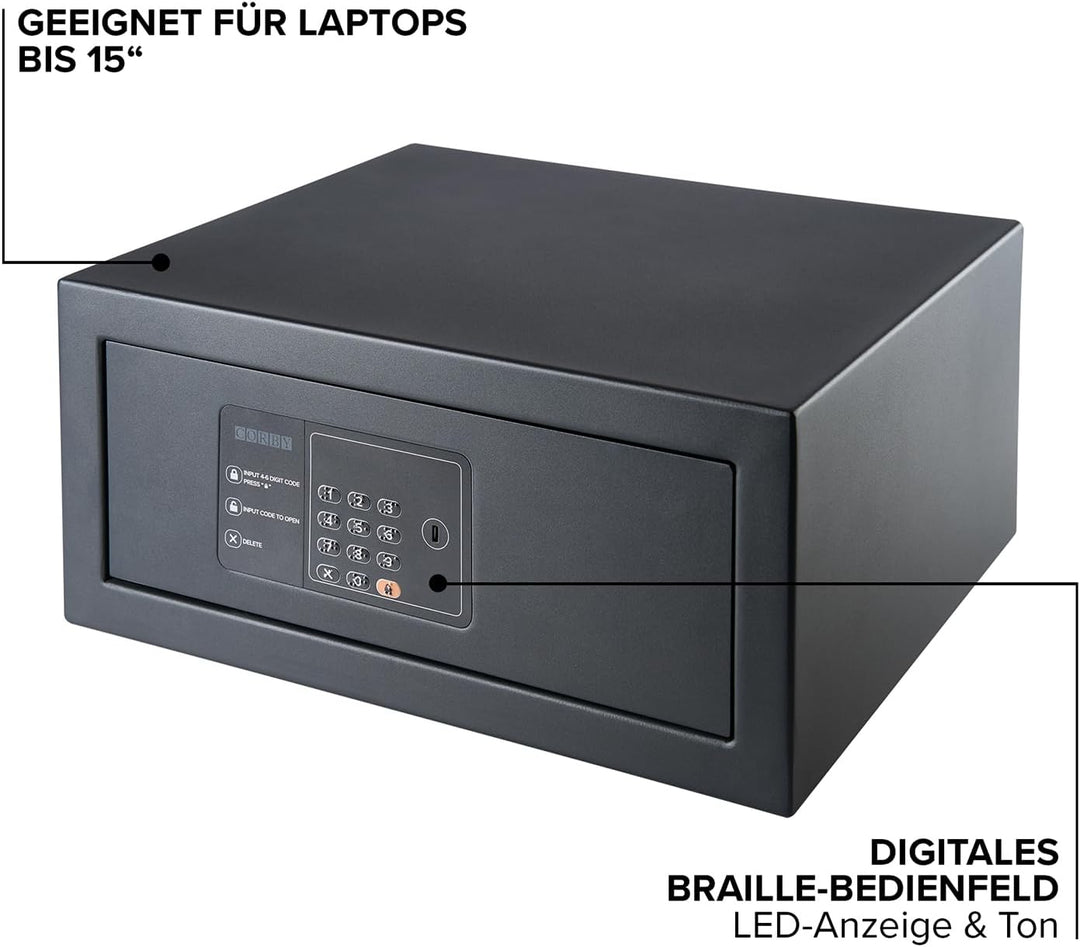 Corby von Windsor, DIGITAL Laptop-Safe
