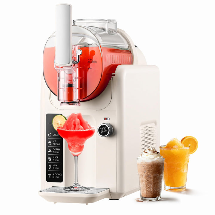 Goldtouch Slush Maschine,2L Slusheis Maschine,für 5 Funktionen：Eiscreme、Milchshake、Margaritas、Kaffee