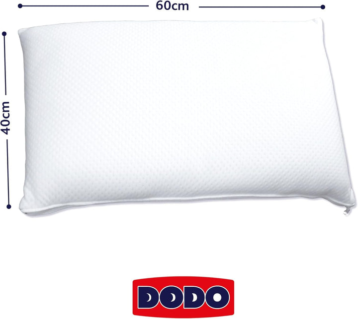 Dodo Topmemory Kissen aus Memory-Foam, 40 x 60 cm, Weiss 40 x 60 cm, 40 x 60 cm