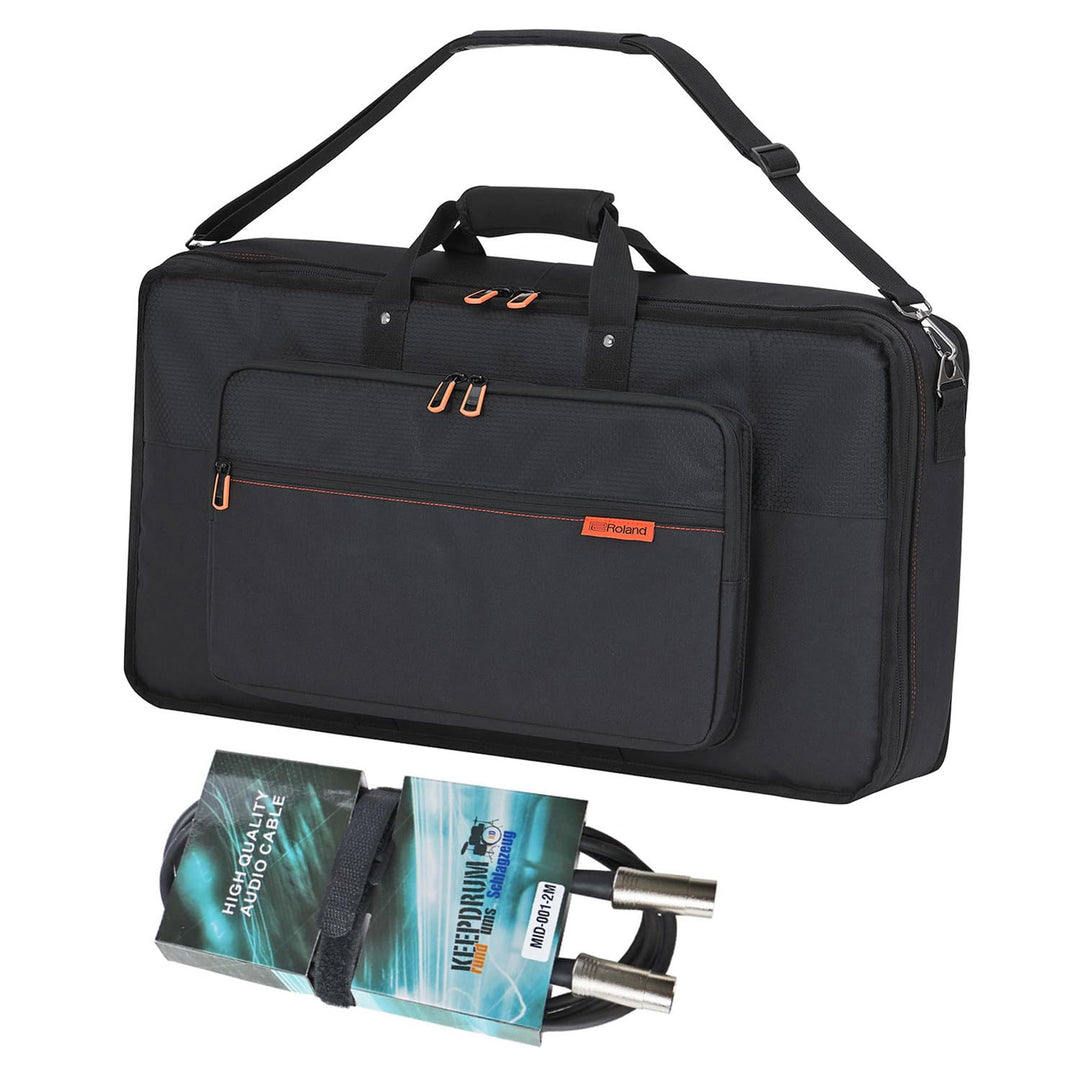 Roland CB-B37 Tasche für Gaia 2 Synthesizer und Keyboard + keepdrum Midi-Kabel