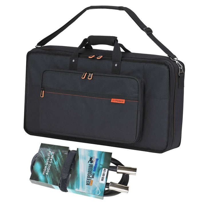 Roland CB-B37 Tasche für Gaia 2 Synthesizer und Keyboard + keepdrum Midi-Kabel