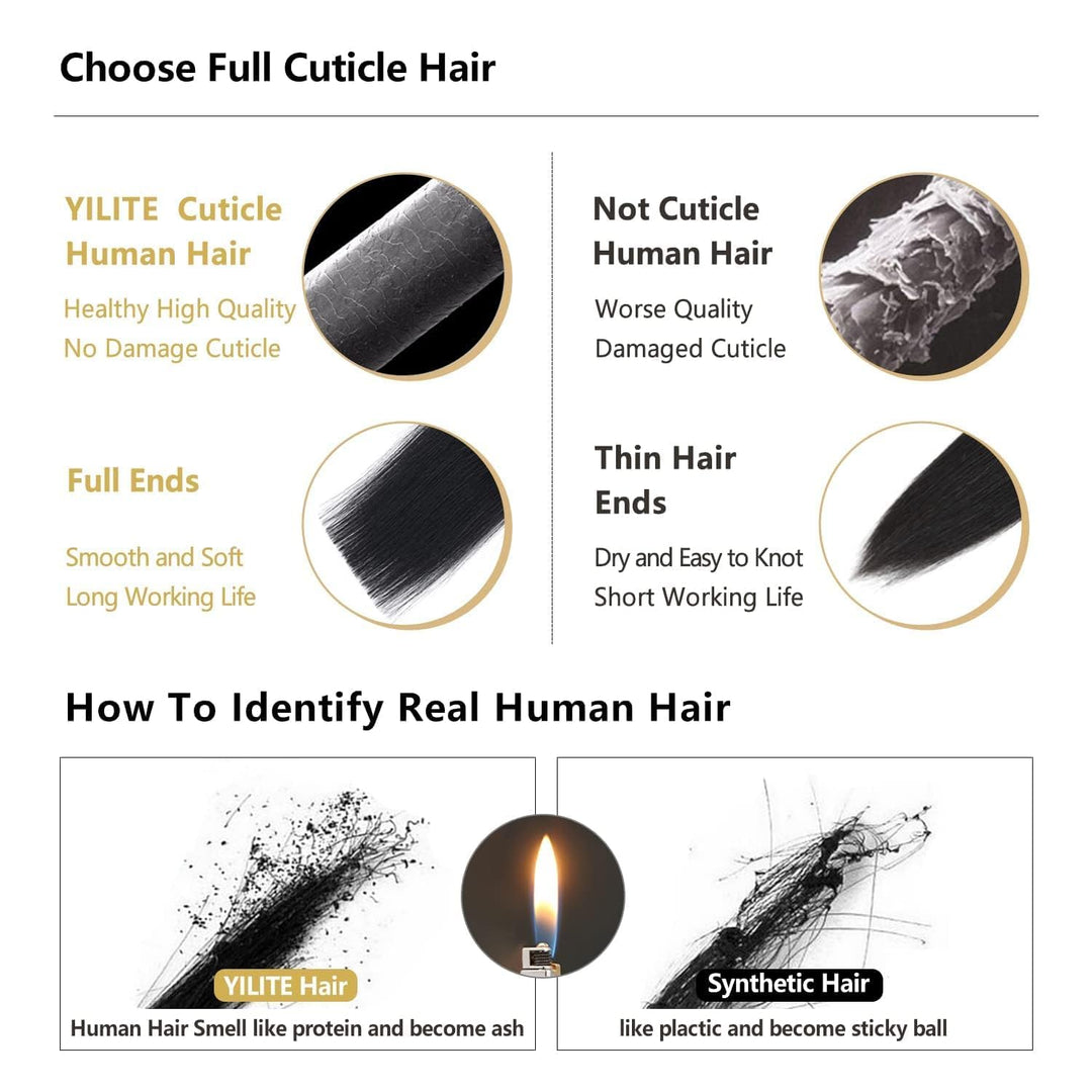 YILITE Invisible Tape Extensions Echthaar,Natürliches Schwarz 30cm 20 Stück 40g Gerade Remy Echte Me
