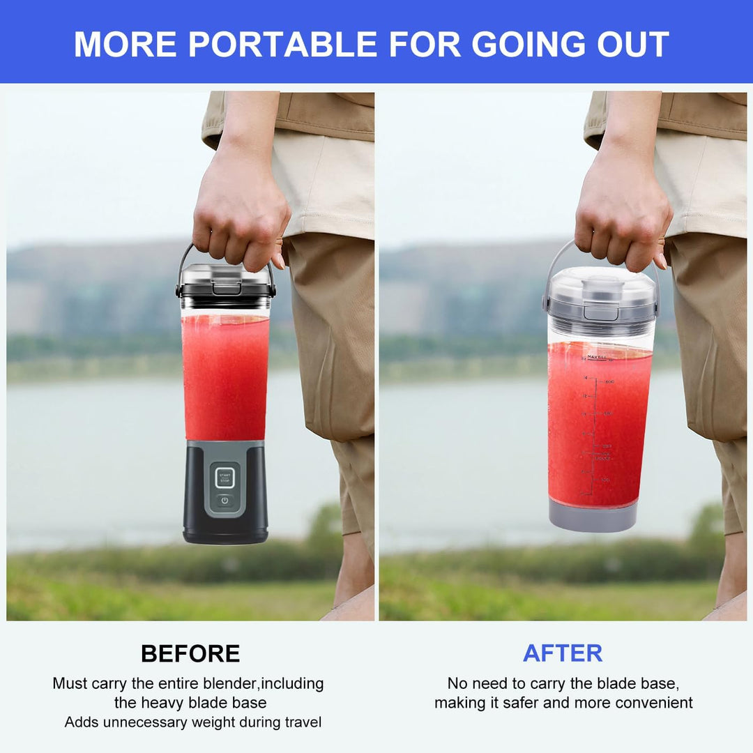 Ersatz-Mixerbecher mit Deckel für Ninja Blast Portable Blender BC100 & BC151 Serie: 510.3 g Blender