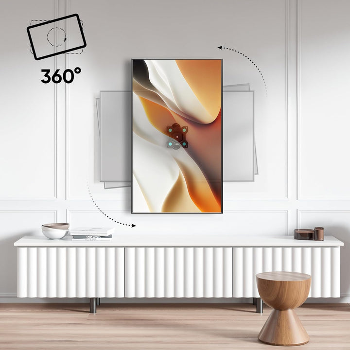 ONKRON Monitor Wandhalter schwenkbar & neigbar für 10-32 Zoll TV Wandhalterung, Flach&Curved Bildsch