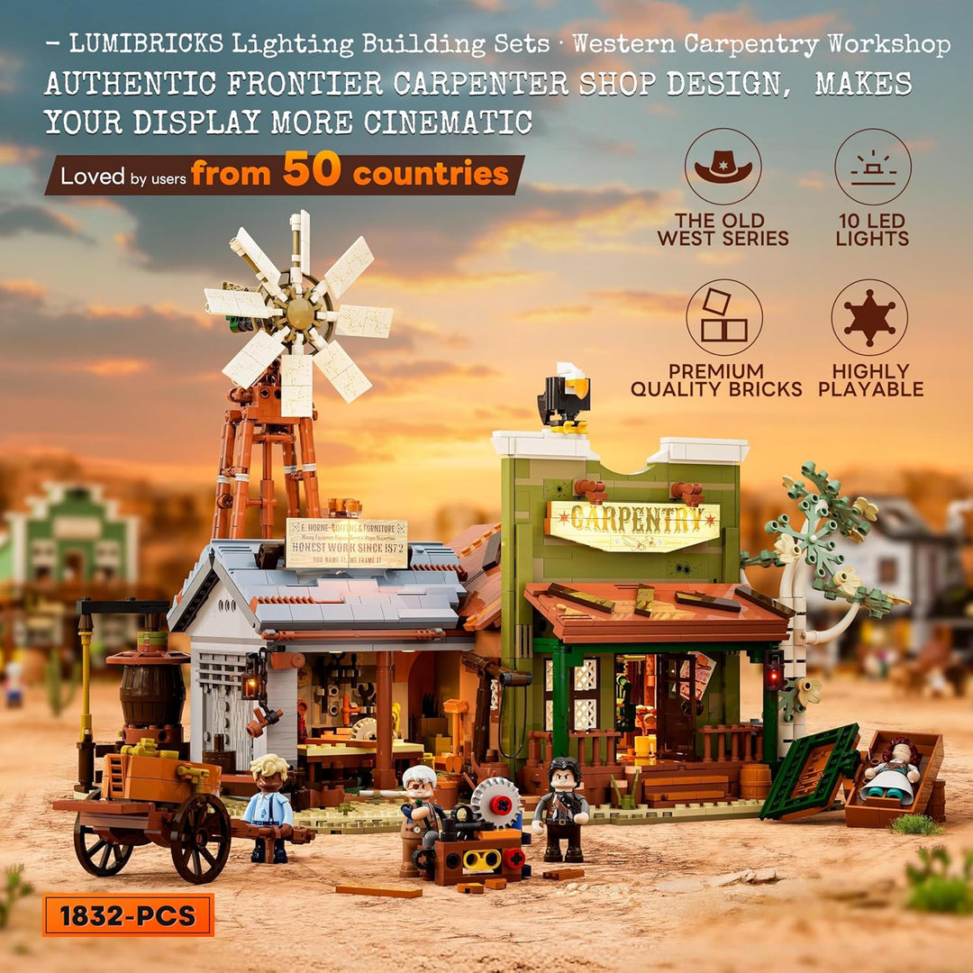 Lumibricks Western Carpentry Workshop Bauset