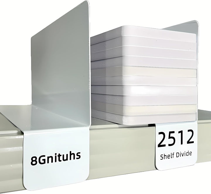 20 Stück 25 x 12 cm 1 mm Bücherregaltrenner; Bücherregaleinsatz; Freiraum für Regale und Schränke; C