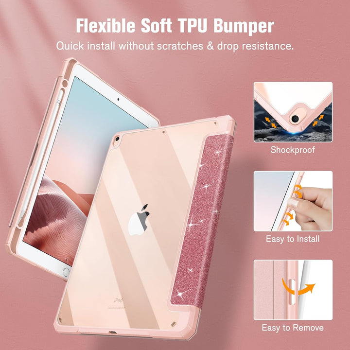 Fintie Hybrid Hülle für iPad Air 2019 (3. Generation) / iPad Pro 10.5 2017 - [Eingebauter Stifthalte