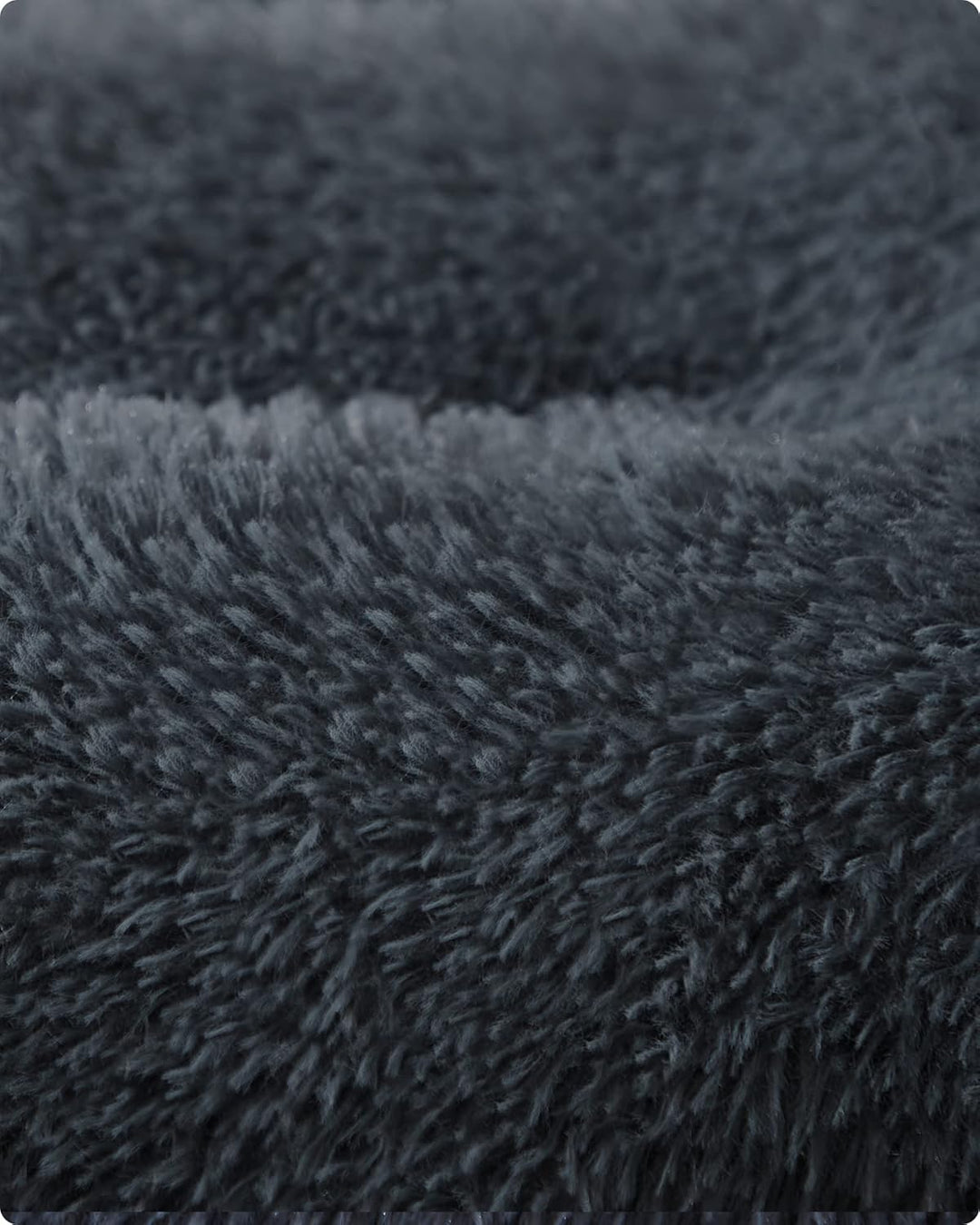 Feandrea Hundebett, Hundekissen, Flauschige Hundematte, Langer Plüsch, 122 x 74 cm, weiche Polsterun