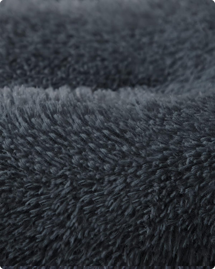 Feandrea Hundebett, Hundekissen, Flauschige Hundematte, Langer Plüsch, 122 x 74 cm, weiche Polsterun