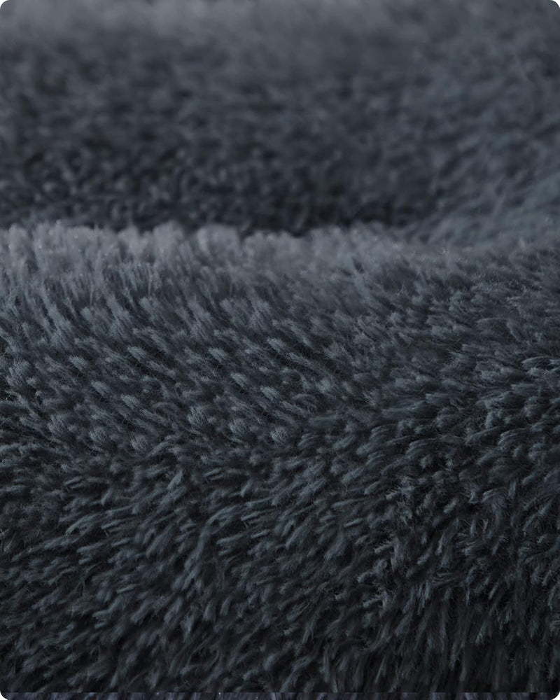 Feandrea Hundebett, Hundekissen, Flauschige Hundematte, Langer Plüsch, 122 x 74 cm, weiche Polsterun