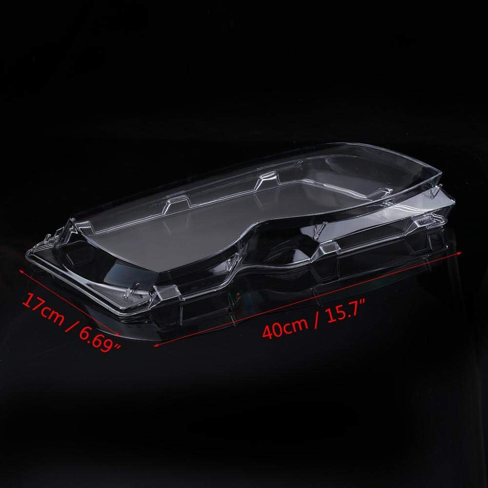 Qiilu Soczewki do reflektor體, 2 szt. Pokrywa bezbarwnego obiektywu do serii 3 E46 01-05 Facelift 631