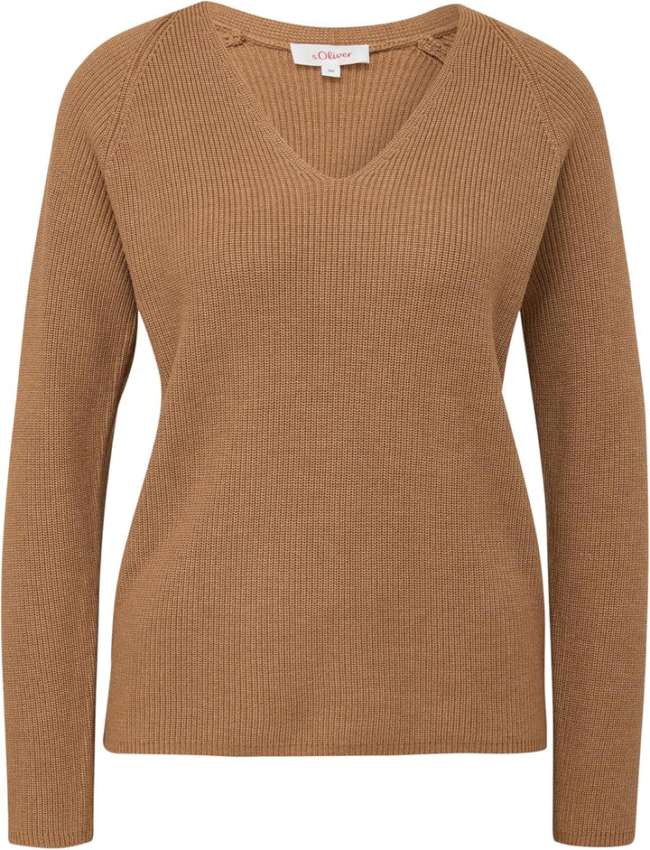 s.Oliver Strickpullover mit Raglanärmeln 40 84w5_zimt, 40 84w5_zimt