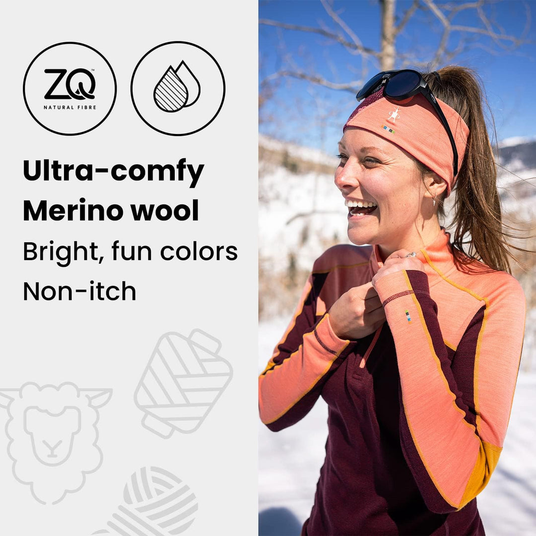 Smartwool NTS Mid 250 Reversible Headband Einheitsgrösse Purple Iris Retro Line, Einheitsgrösse Purp