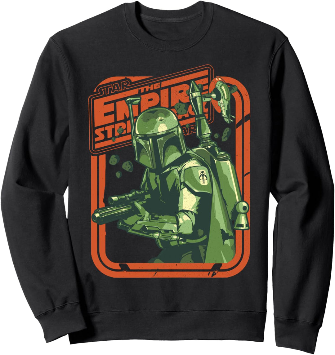 Star Wars The Empire Strikes Back Boba Fett Modern Portrait Sweatshirt