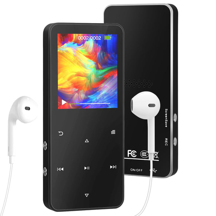 MP3 Player 32GB, MP3-MP4-Player mit Bluetooth 5.2, M15 Musik-Player mit Lautsprecher, FM-Radio, Vide