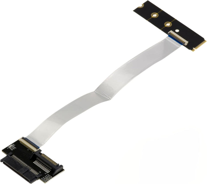 KALEA-INFORMATIQUE Adapter zur Montage eines NVMe U.2 SSD SFF-8639 auf M2 M Key Port mit 20cm geschi