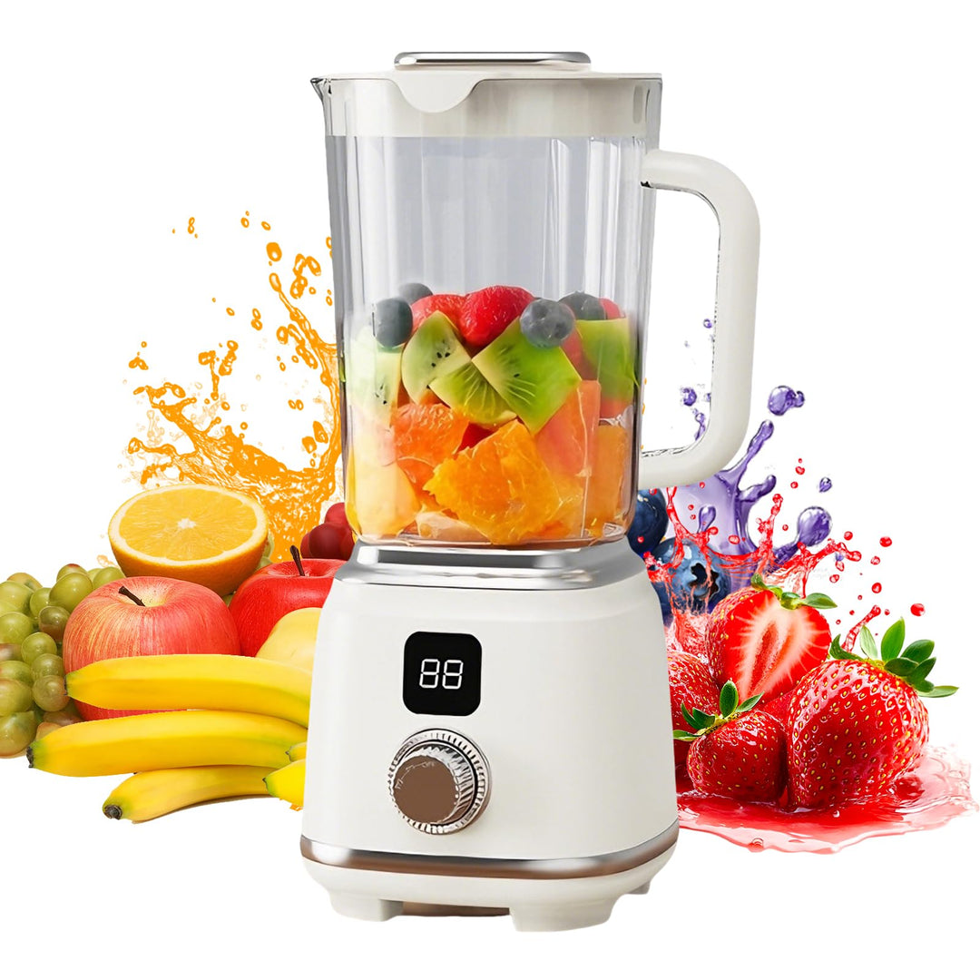 Smoothie Maker, 600 ml Tragbarer Mini Mixer Smoothie Maker to go mit 10 Rostfreien Klingen& Digitala