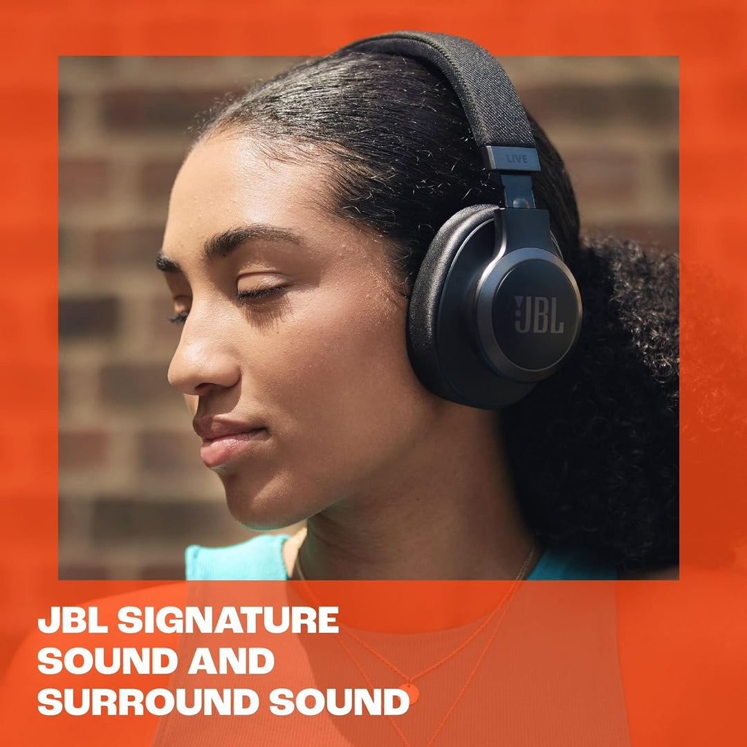 JBL Live 770 NC – Bluetooth Over-Ear-Kopfhörer mit adaptivem Noise-Cancelling – Kabellose Ohrhörer m