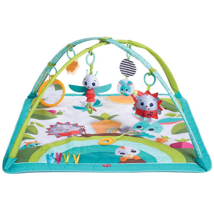 Tiny Love Baby Spieldecke Gymini Sunny Day Meadow Days, grosse multifunktionale Krabbeldecke mit 16