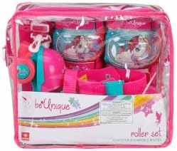Mondo Toys 28511 Unicorn Rollschuhe, verstellbar von 22 bis 29 – Komplettset mit transparenter Tasch