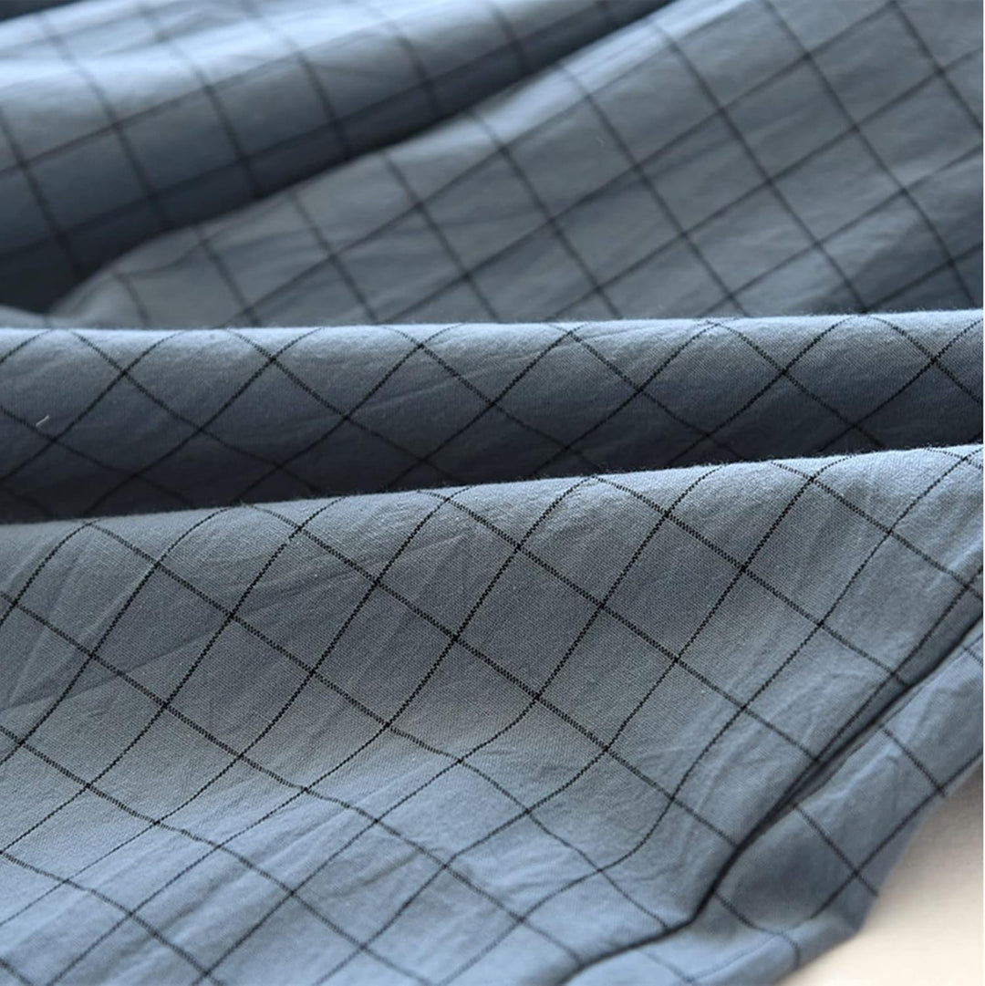 2er Pack Herren Schlafanzughose Baumwolle Pyjamahose Herren Lang Pyjamahose Karierte Nachtwäsche S 0