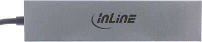 InLine® USB 3.2 Gen.2 Hub (10Gb/s), USB Typ-C zu 4 Port Typ-C (1 Port Power Through bis 100W), OTG,