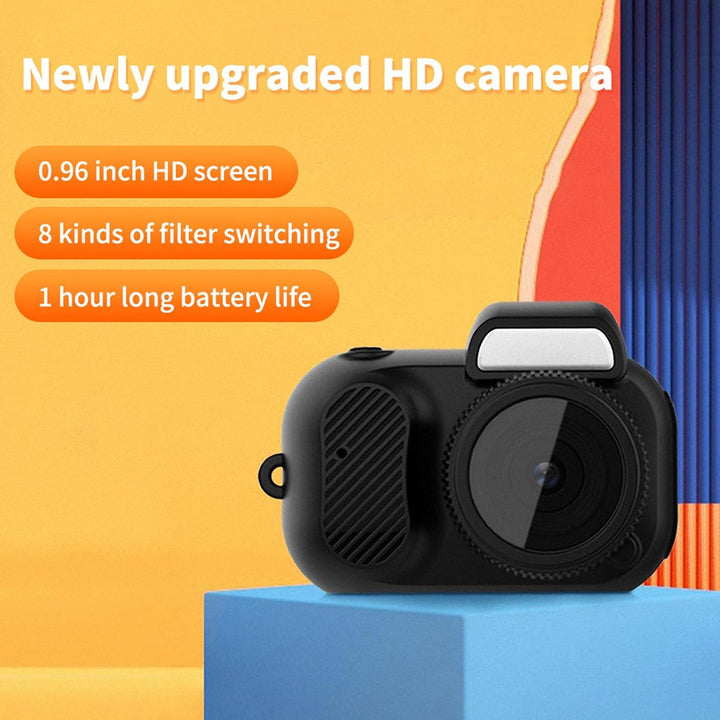 Sxhlseller Klein Digitalkamera - 0,96 Zoll Bildschirm FHD 1080P 30fps Videokamera mit die Kette aufh