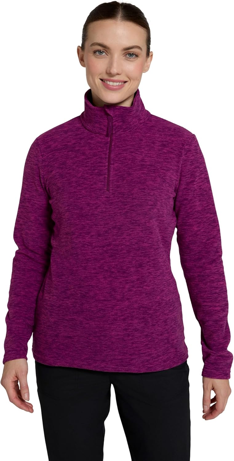 Mountain Warehouse Snowdon Melange Fleece-Pullover Damen - dünner Warmer Winter-Pullover aus Fleece