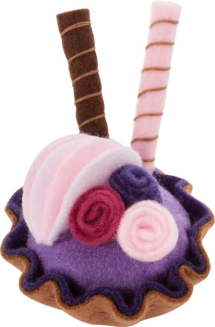 folia 51029 - Bastelfilzset Konditorei 20 teilig, umfangreiches Bastelset zum Gestalten von Kauflade