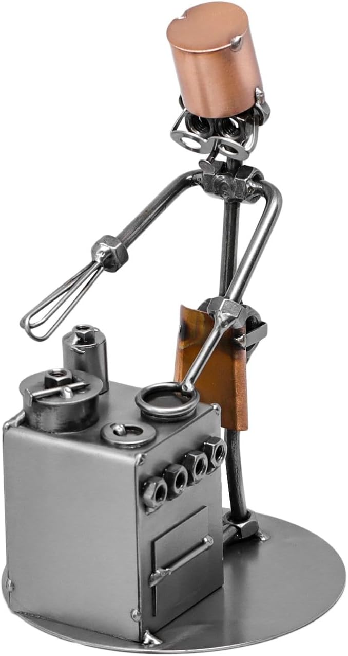 metalman24 Schraubenmännchen Koch handgefertigte ausgefallene Geschenkidee