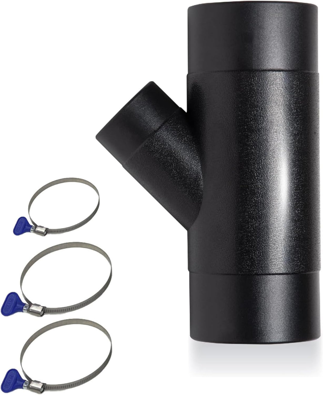 Y Stück 100mm, Absaugung Werkstatt, Y stück 100mm Abluft Adapter inkl. 3 Schlauchklemmen, Absaugung