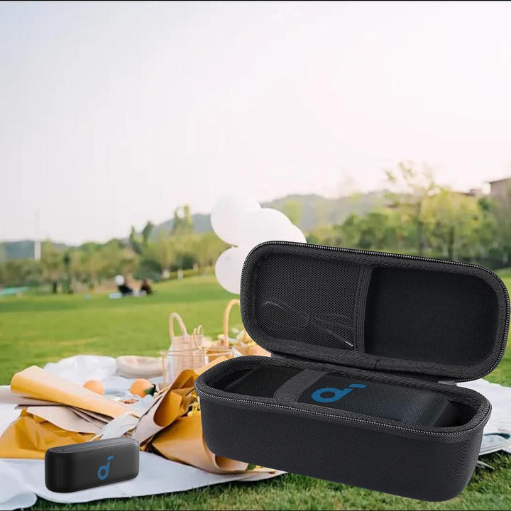 co2CREA Harte Tragetasche Etui Tasche für Soundcore Select 3 / Select 2S / Motion 100 Tragbarer Blue