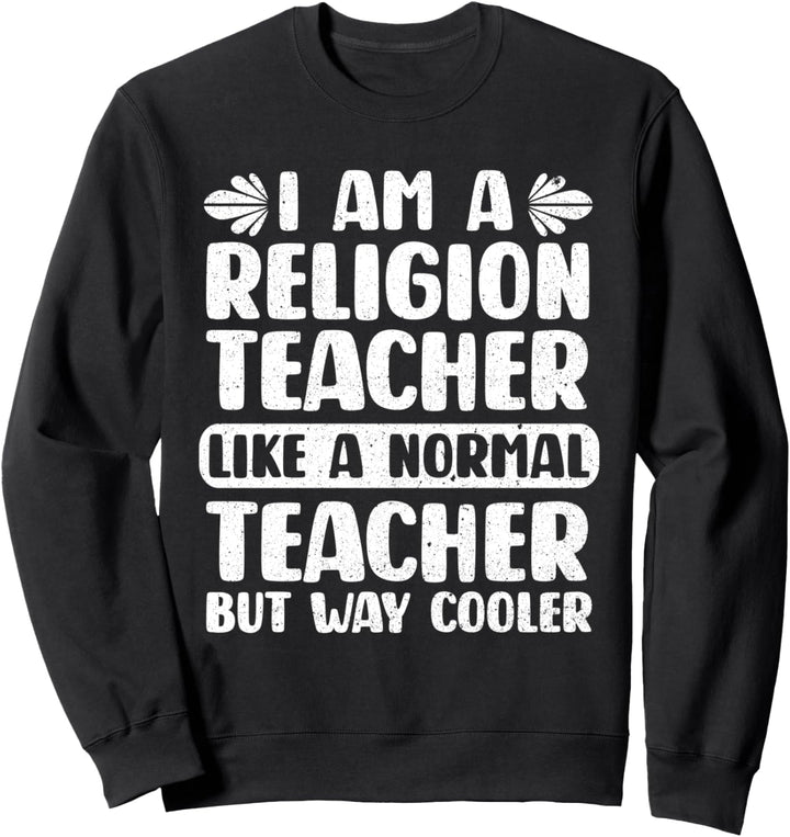 Religionsunterricht Religion - Papa Vater Religionslehrer Sweatshirt