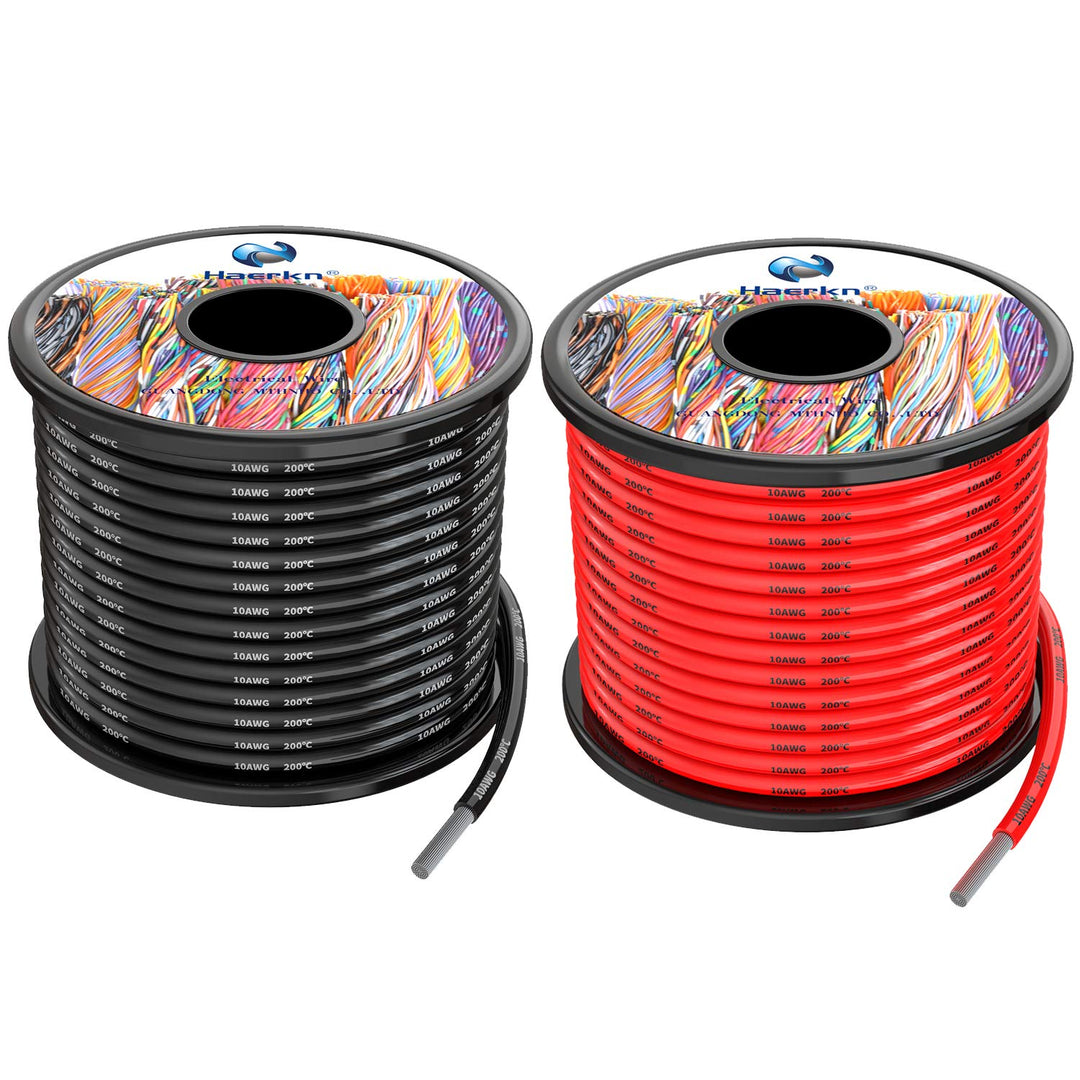 10awg 5,3mm² Silikon Elektrischer Draht Kabel 2x8 Meter sauerstofffrei hochtemperatur beständiger ve