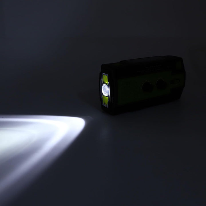 Notfallradio FM AM 4000mAh Hand Crank Solar Tragbares Radio mit LED -Taschenlampen -Motion -Sensor L