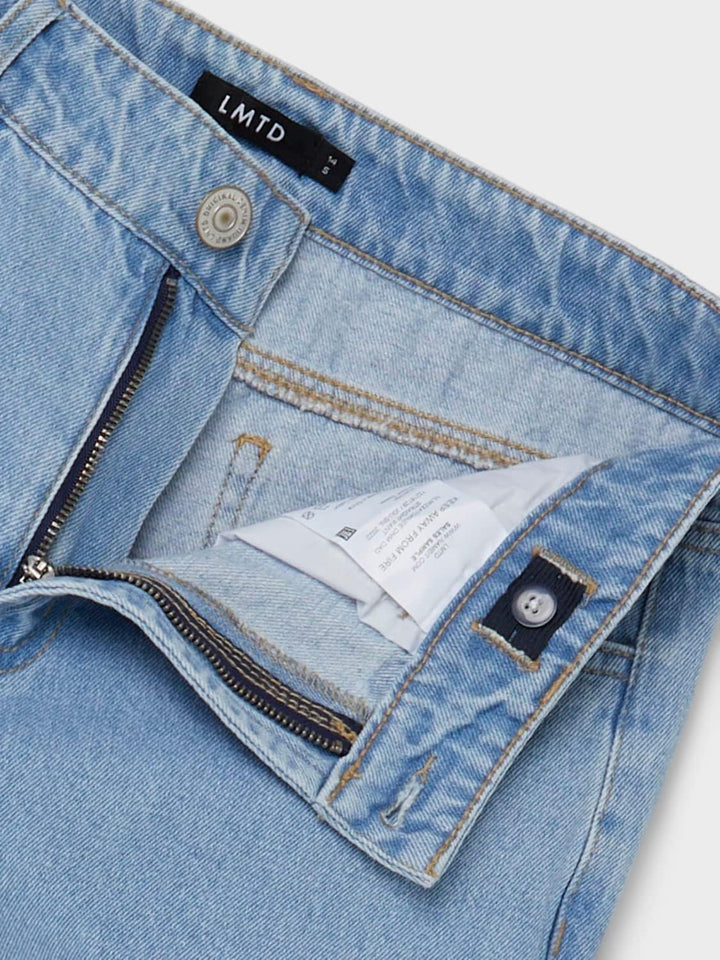 NAME IT Jungen Nlmizzatoknee DNM Dad Straight Pant Hose 140 Light Blue Denim, 140 Light Blue Denim