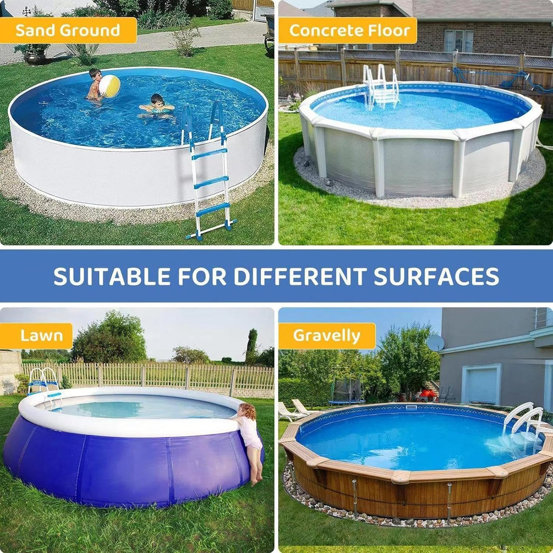 Boden-Pool-Pad, Schutzfolie, 3,05 m, 3,7 m, 4,6 m dicke Polsterung, Bodenmatte, durchtrittsichere Bo