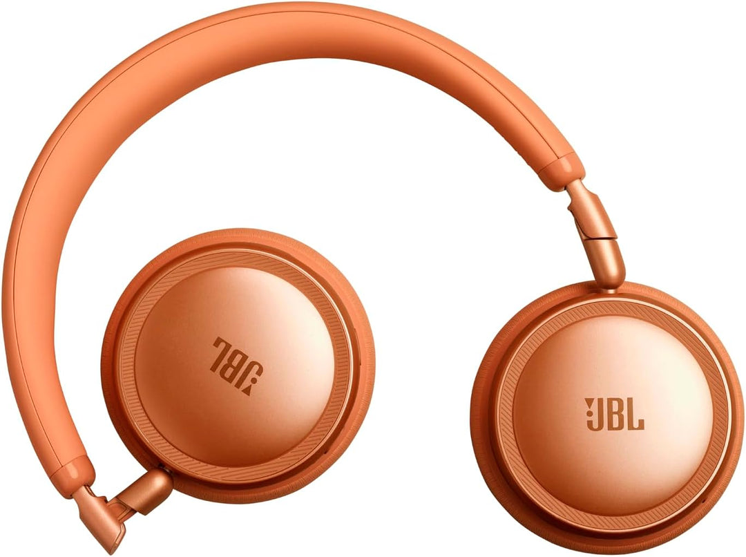 JBL Live 680NC Kabellose On‑Ear‑Kopfhörer mit Noise Cancelling, Orange | Bluetooth 6.0, Personalisie