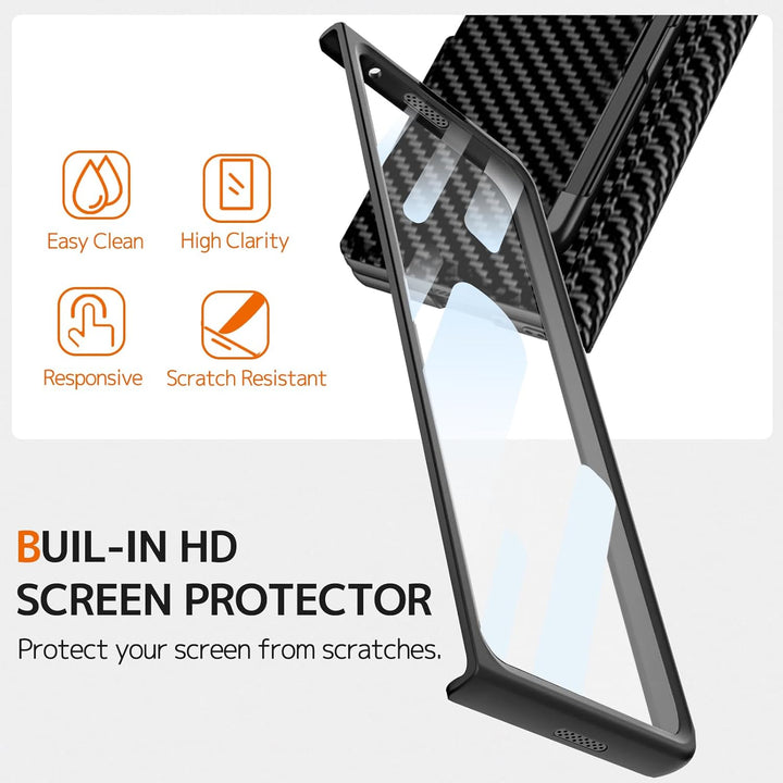 NINKI für Samsung Galaxy Z Fold 6 Wallet Case mit Kartenhalter, Kickstand, Kabelloses Laden Kompatib