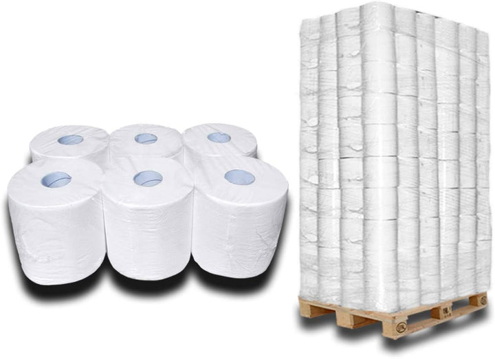 Papierhandtücher für Spender, Papier-Handtuchrollen Innenabwicklung, Küchenrollen Grosspackung, Hand