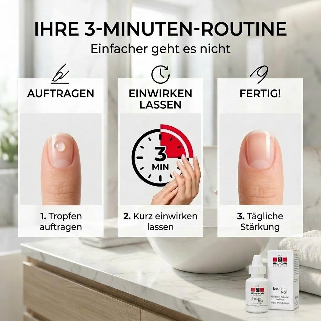 NCP new care Beauty Nail Wachstumslösung für Ebenmässige und Gestärkte Nägel – 10 ml – Tiefenwirksam