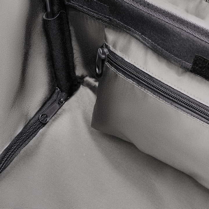 reisenthel citycruiser Set (Rack + Bag) Tasche Herringbone Grey + Rack Black - Praktische Einkaufsta