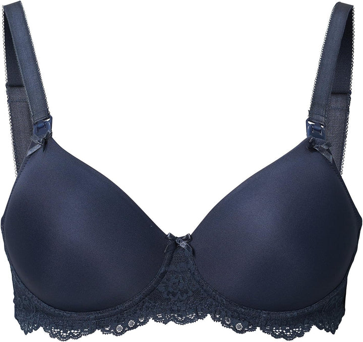 Noppies Damen Supreme Lace Touch Nursing Bra Umstands-BH 70B Dark Blue, 70B Dark Blue